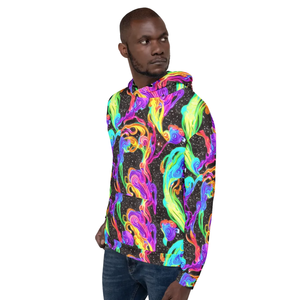 Yuan Whirls on Hoodie — Left