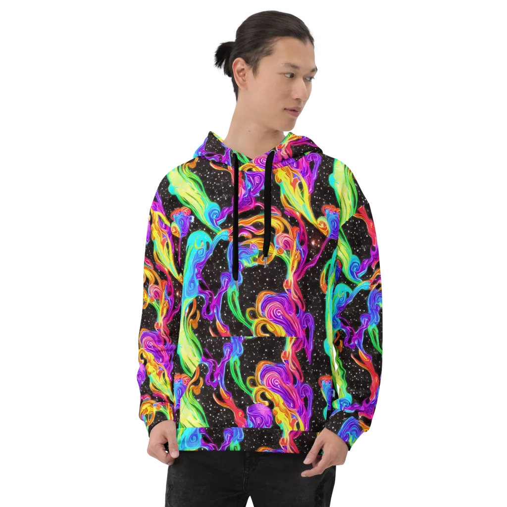 Yuan Whirls on Hoodie — Front