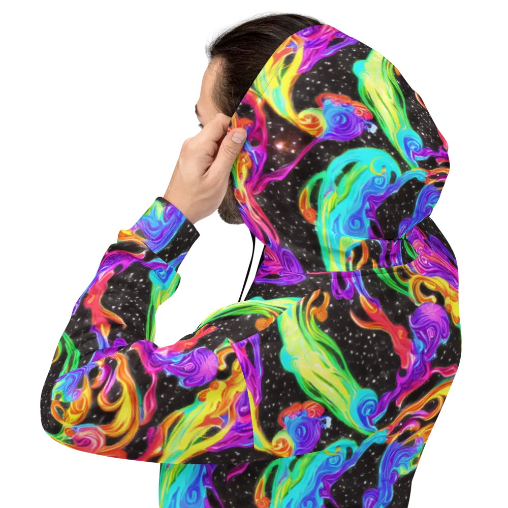 Yuan Whirls on Hoodie — Back