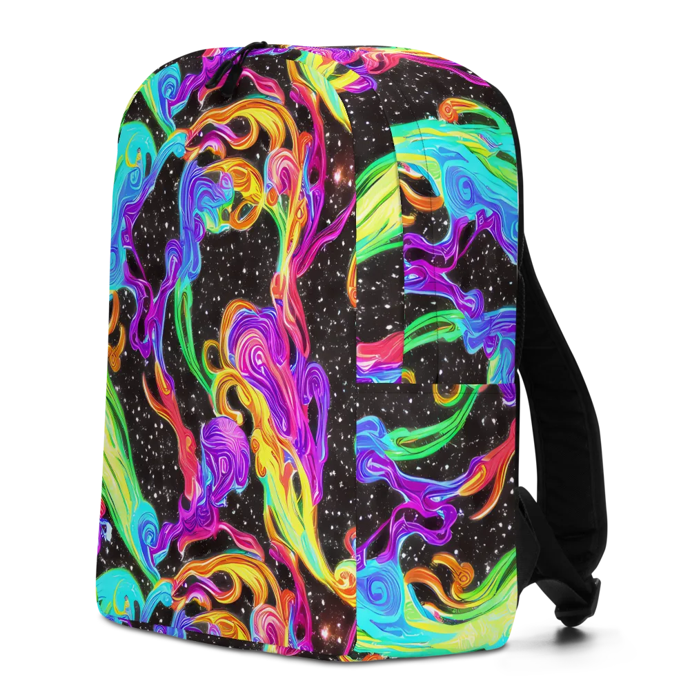 Yuan Whirls on Minimalist Backpack — Left