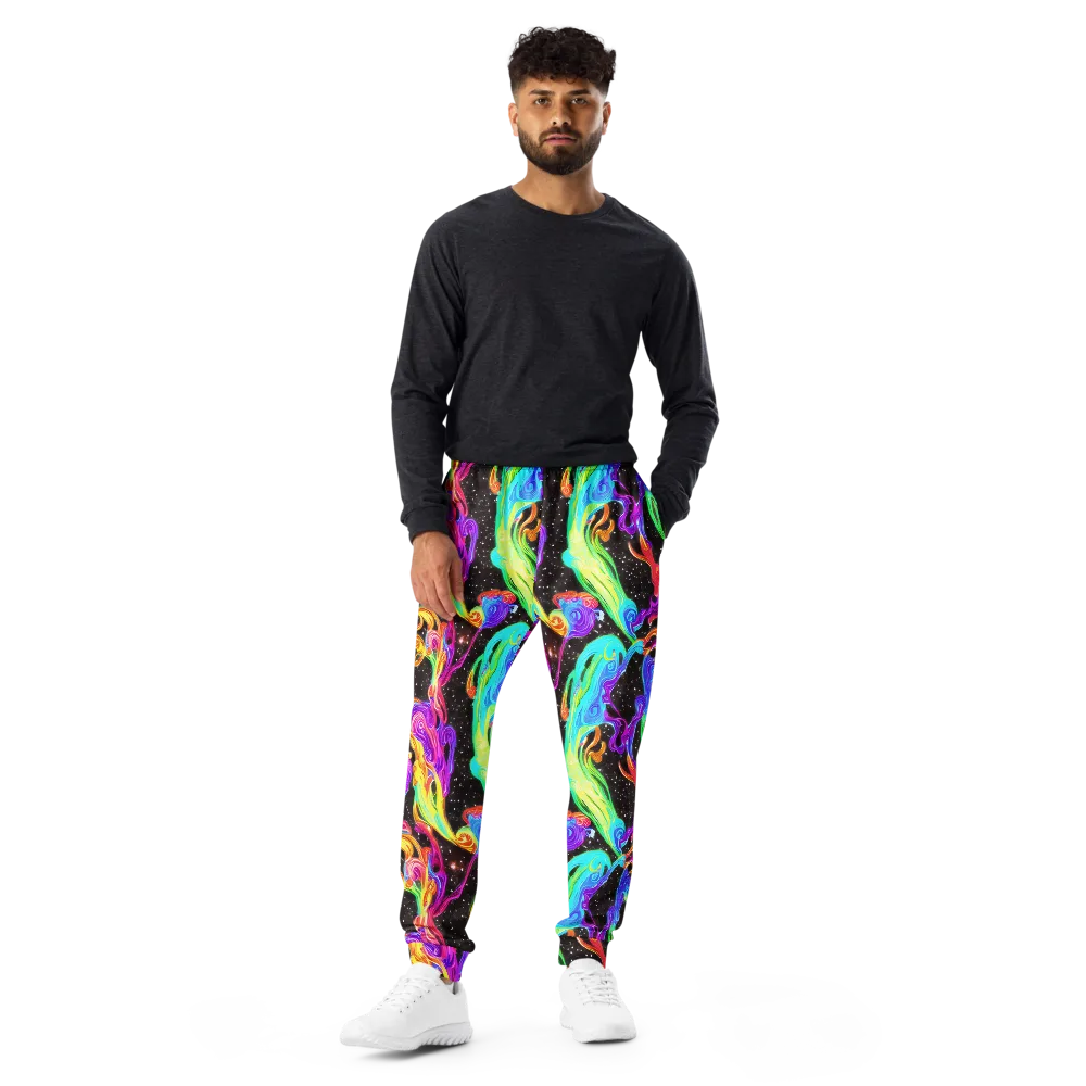 Yuan Whirls on Men's Joggers — Front