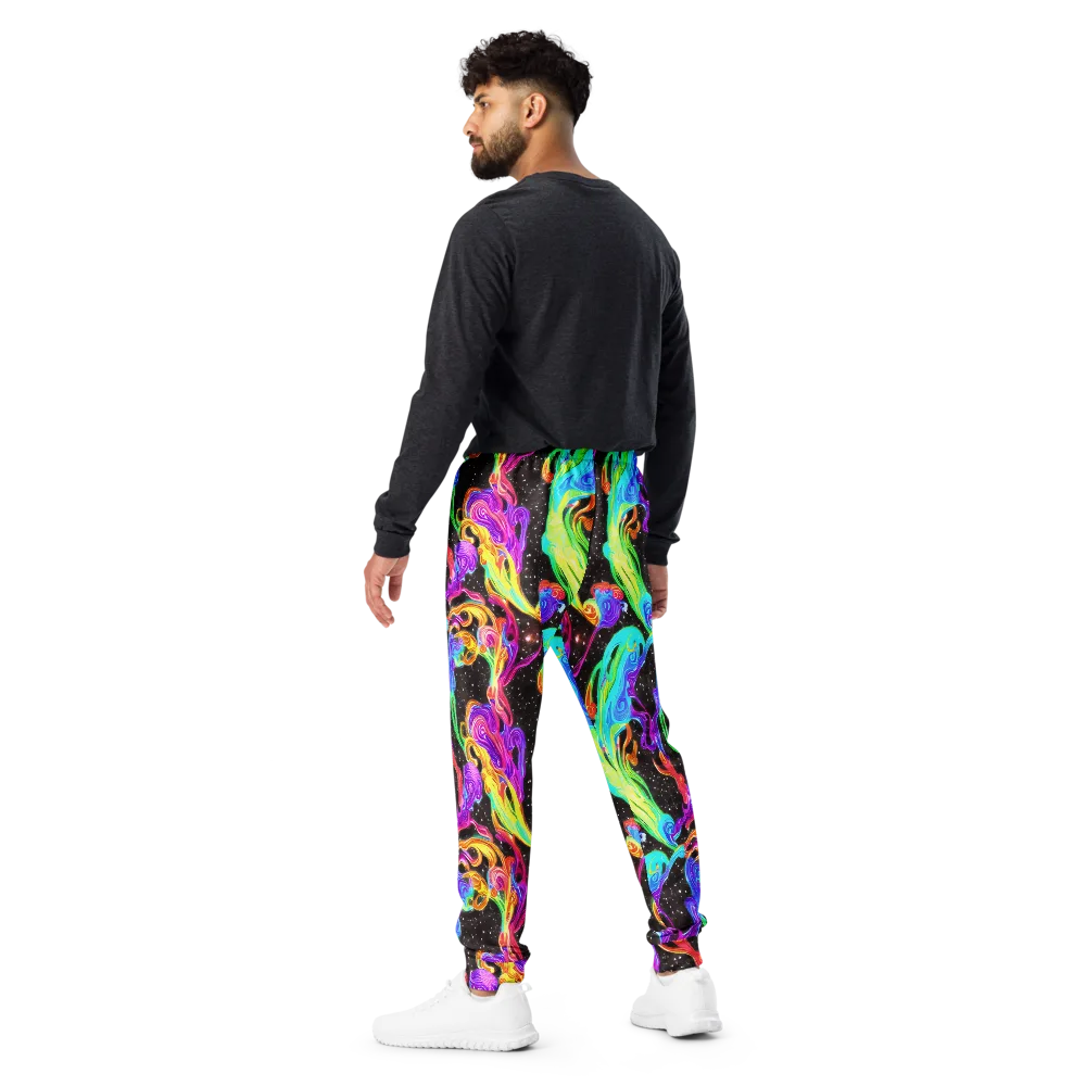 Yuan Whirls on Men's Joggers — Back
