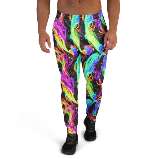 Yuan Whirls on a Men's Joggers