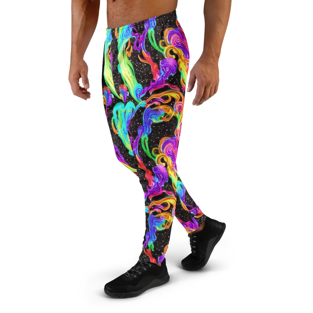 Yuan Whirls on Men's Joggers — Left