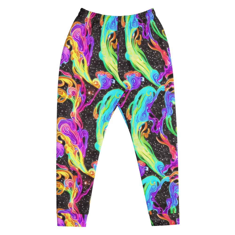 Yuan Whirls on Men's Joggers — Front