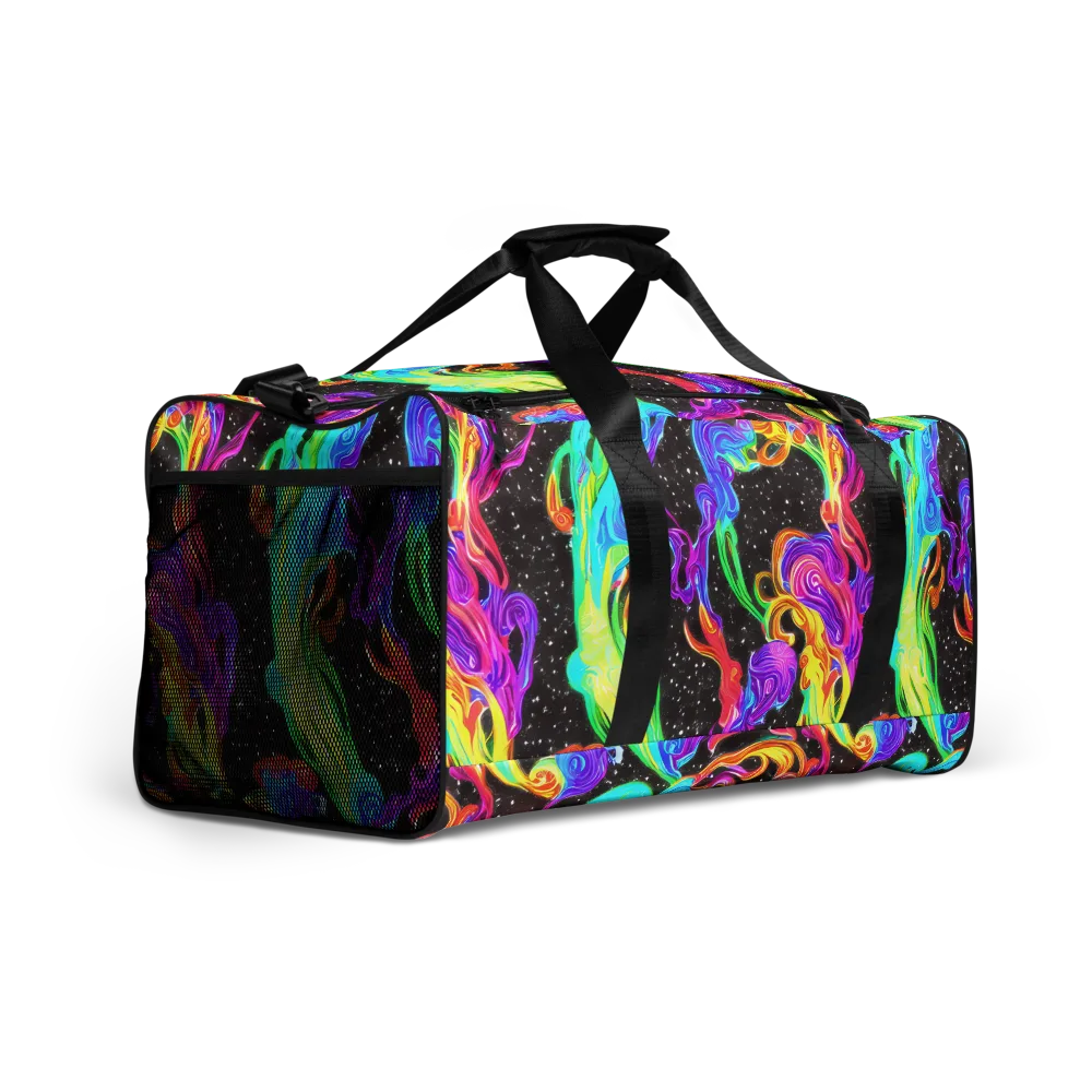 Yuan Whirls on Duffle Bag — Right Front