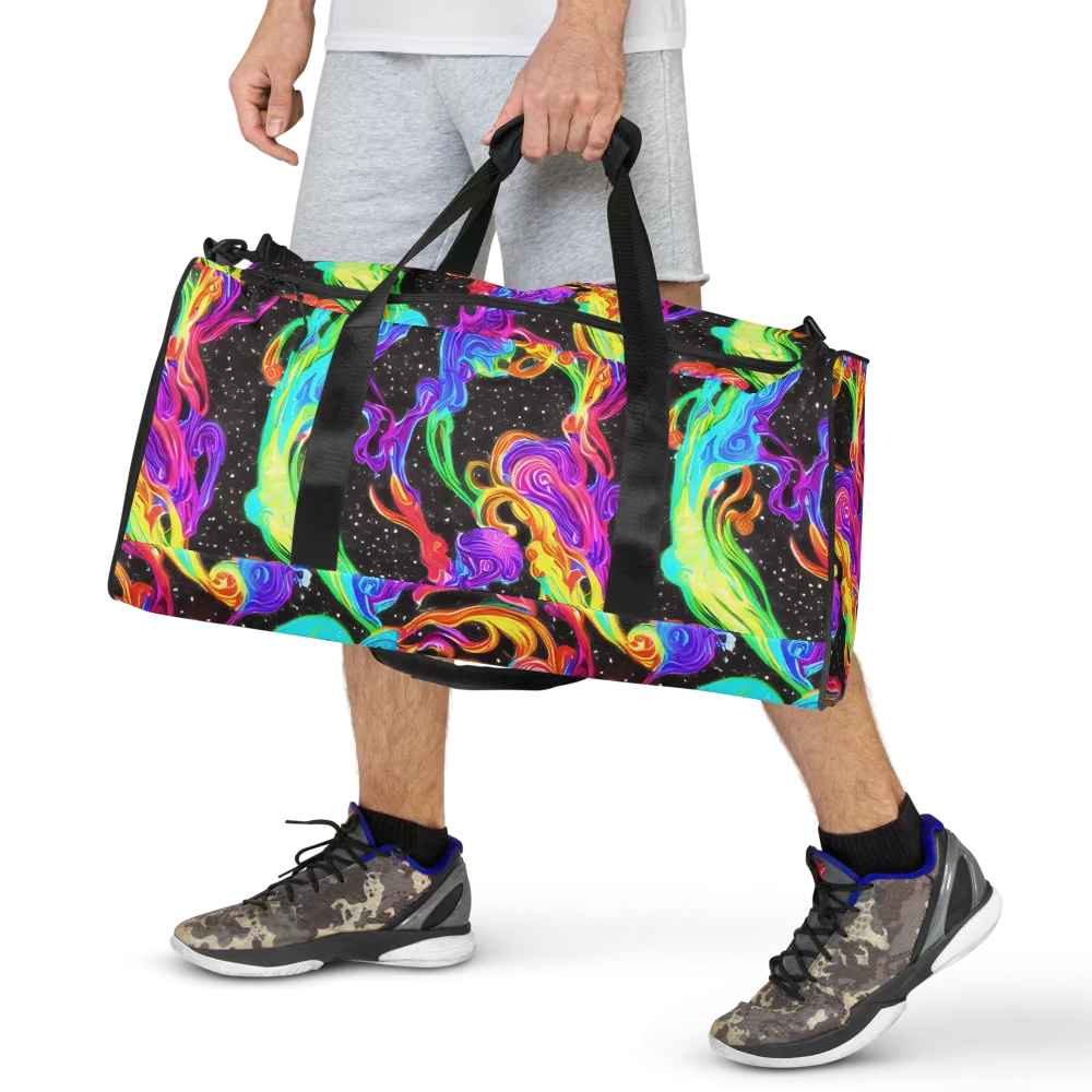 Yuan Whirls on Duffle Bag — Front