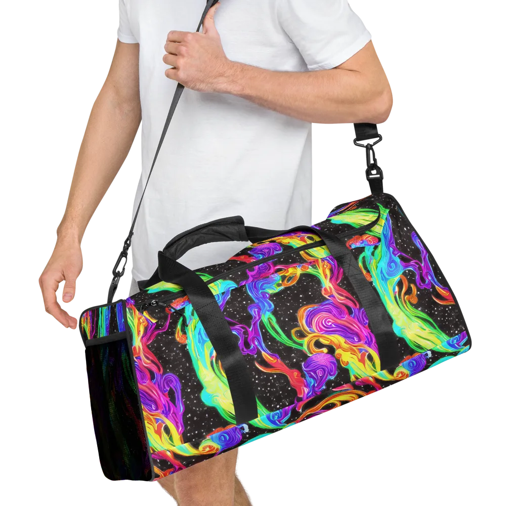 Yuan Whirls on Duffle Bag — Right Front
