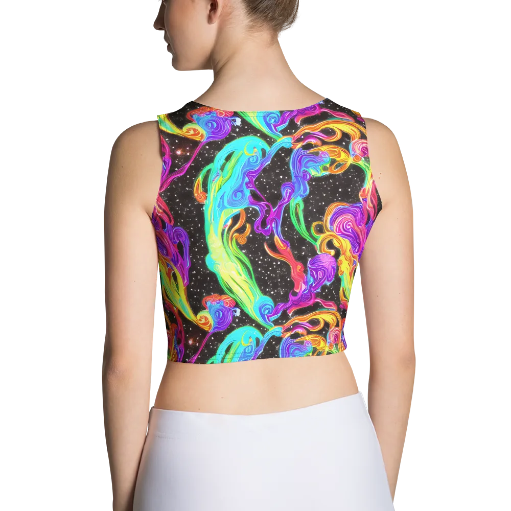 Yuan Whirls on Crop Top — Back