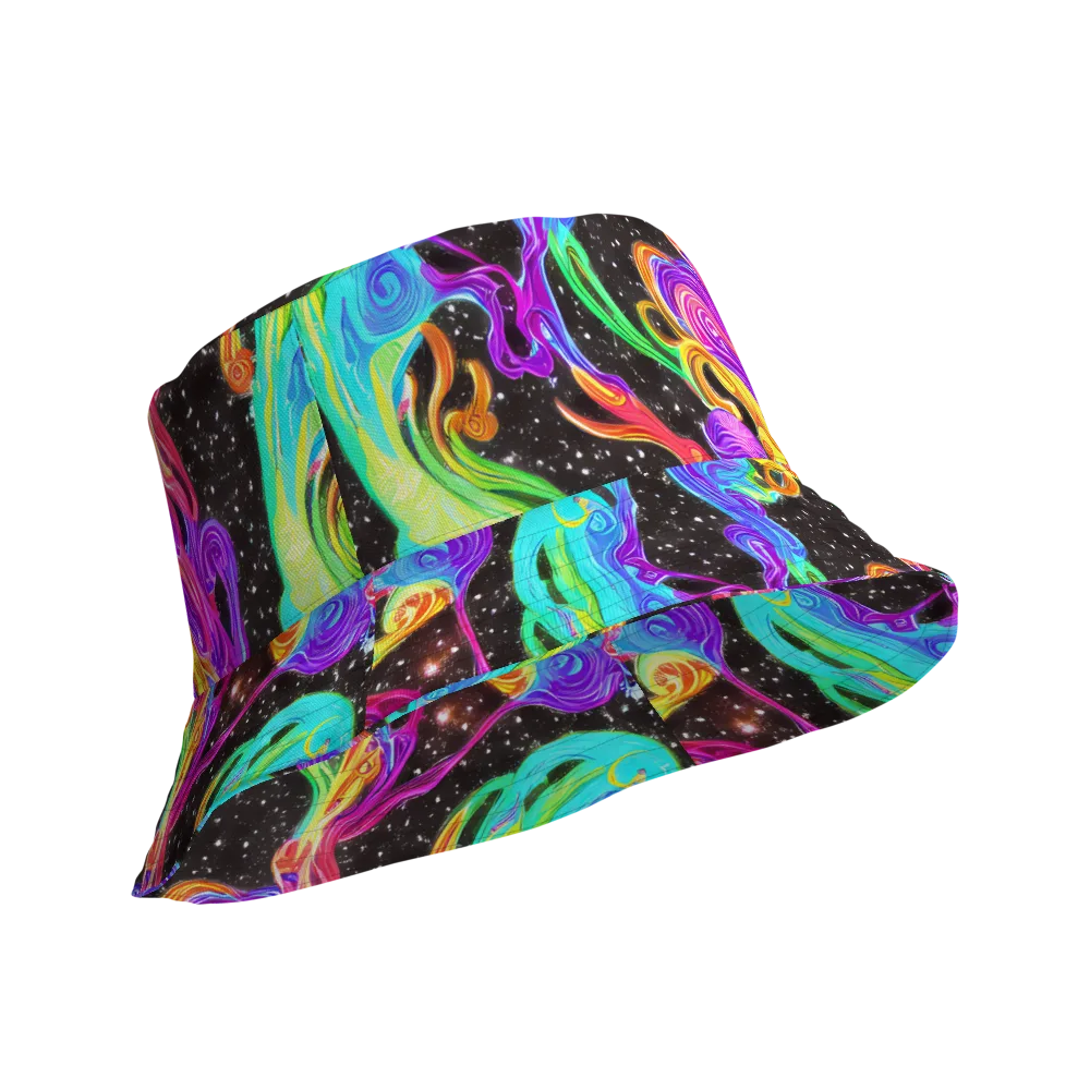 Yuan Whirls on Reversible Bucket Hat — Product details Outside