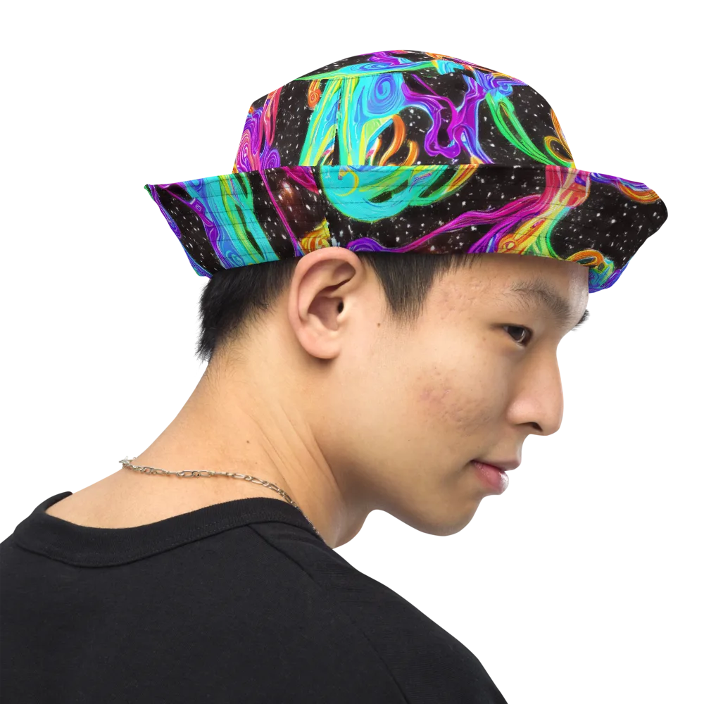 Yuan Whirls on Reversible Bucket Hat — Right Outside
