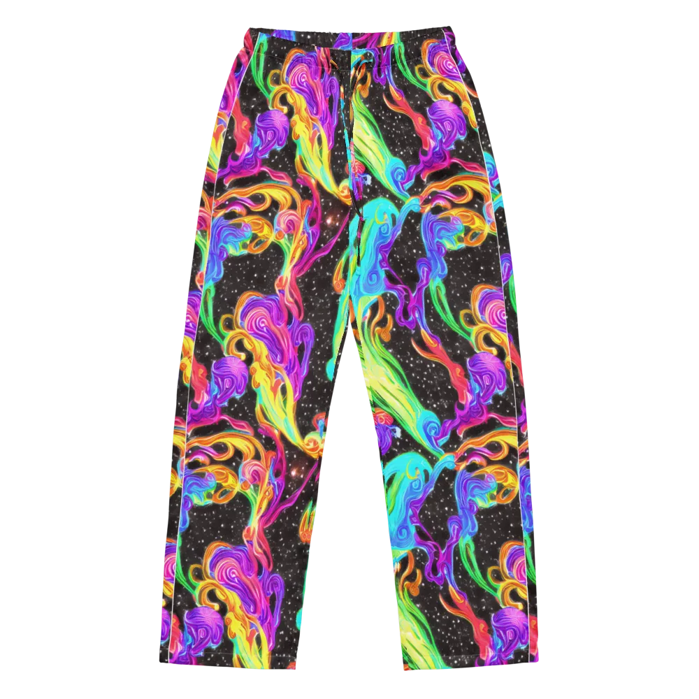Yuan Whirls on Women's Pajama Pants — Front