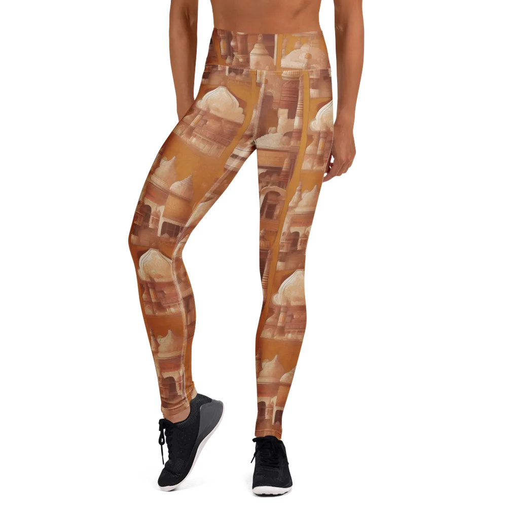 Amber Minaret on Yoga Leggings — Front