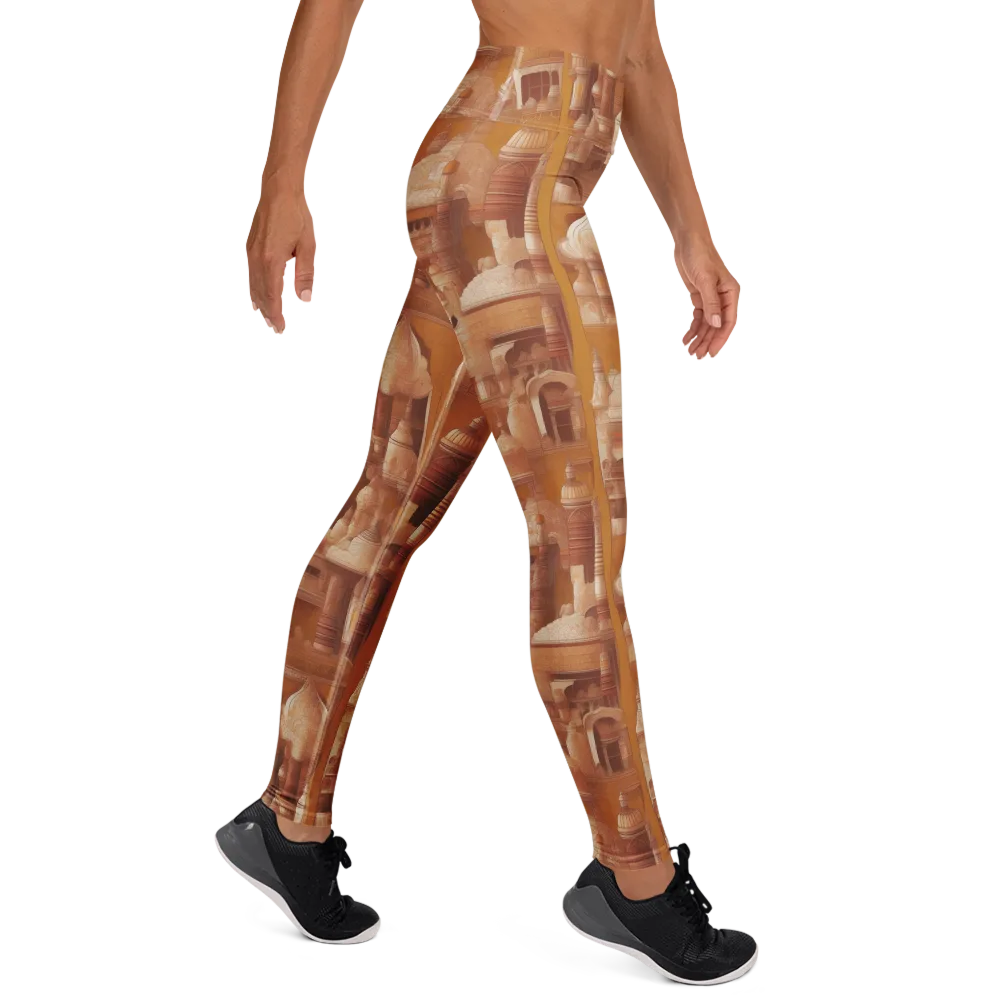 Amber Minaret on Yoga Leggings — Right
