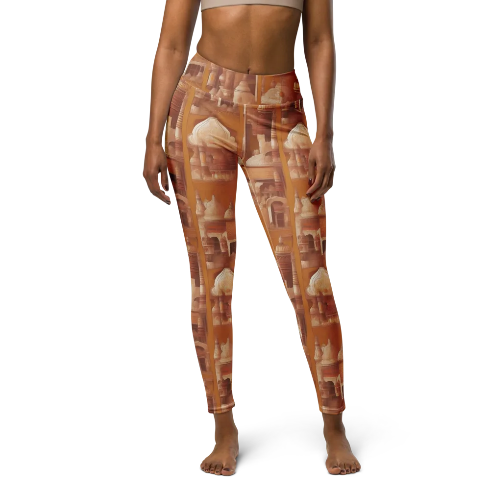 Amber Minaret on Yoga Leggings — Front