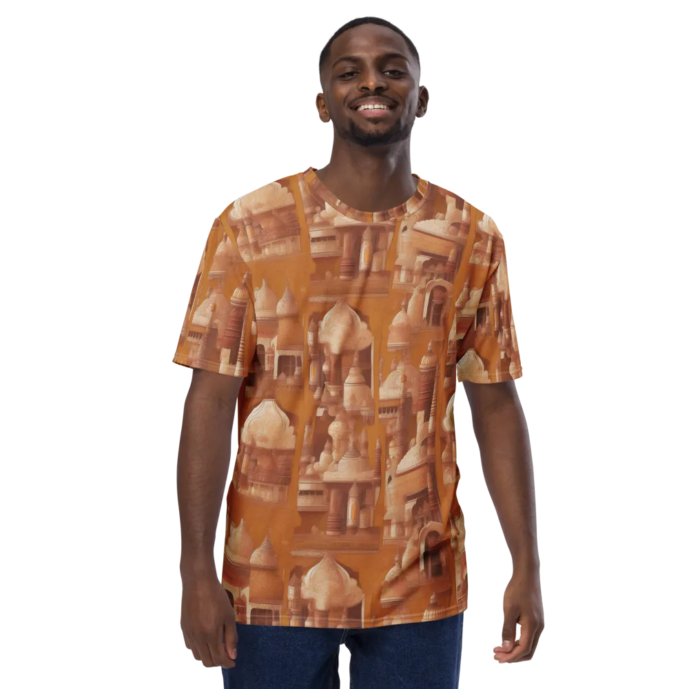 Amber Minaret on Men's Crew Neck T-Shirt — Front