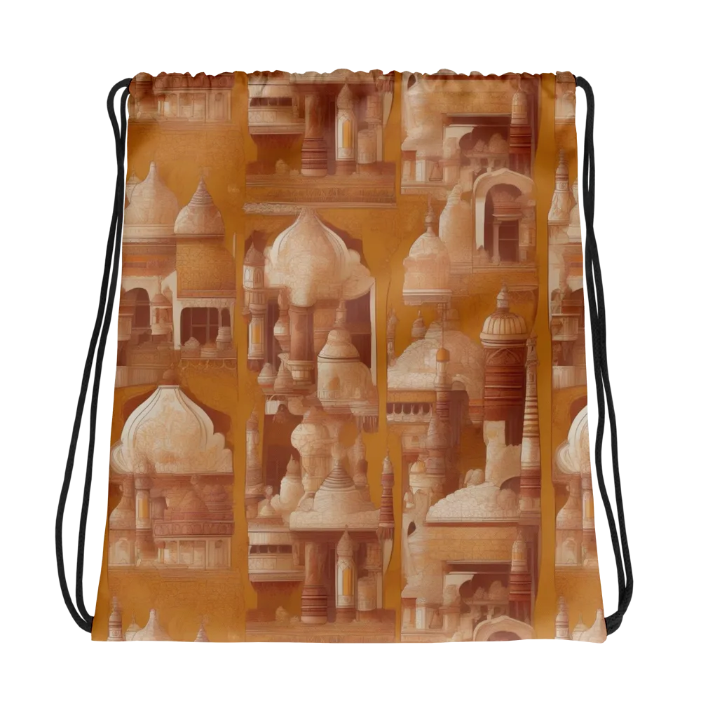 Amber Minaret on Drawstring Bag — Photo