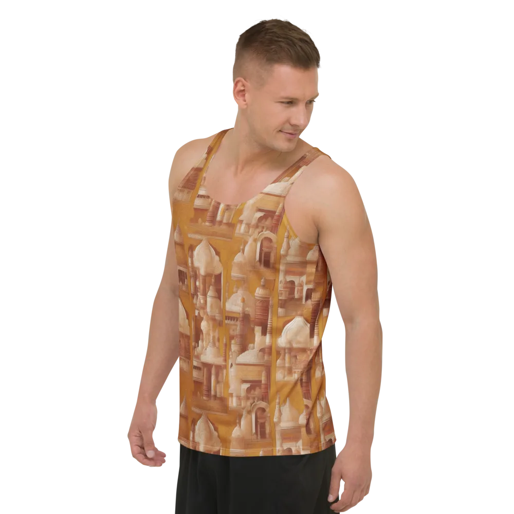 Amber Minaret on Men's Tank Top — Left Front