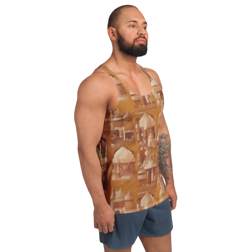 Amber Minaret on Men's Tank Top — Right Front