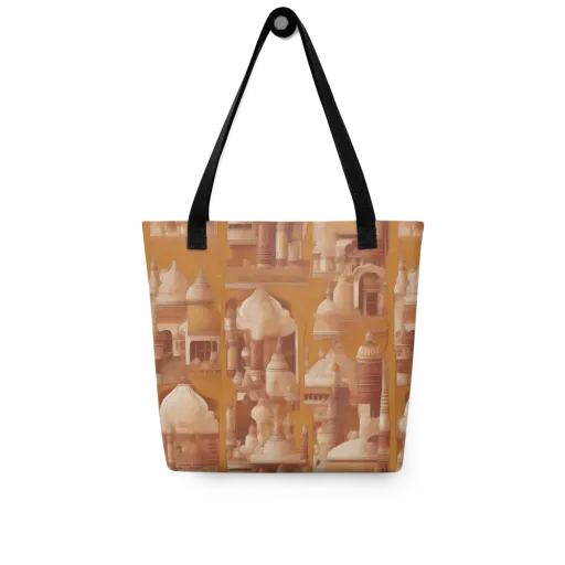 Amber Minaret on a Tote Bag