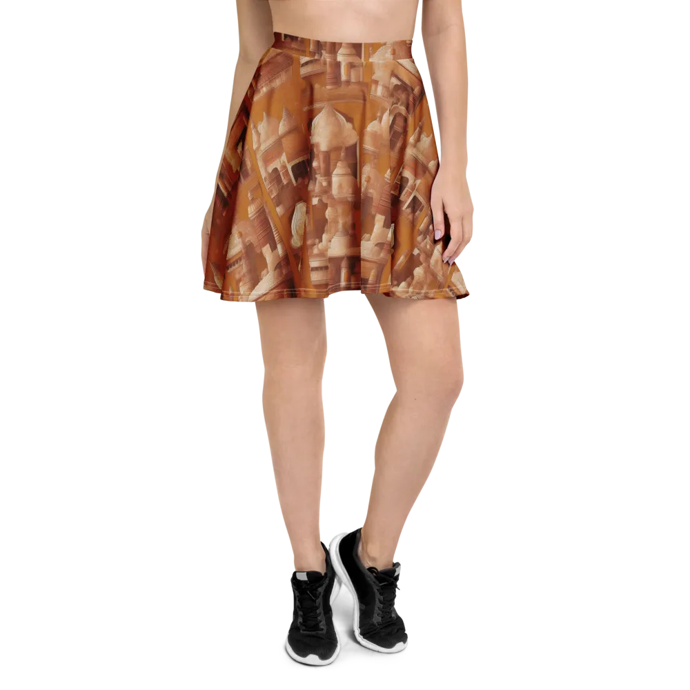 Amber Minaret on Skater Skirt — Front