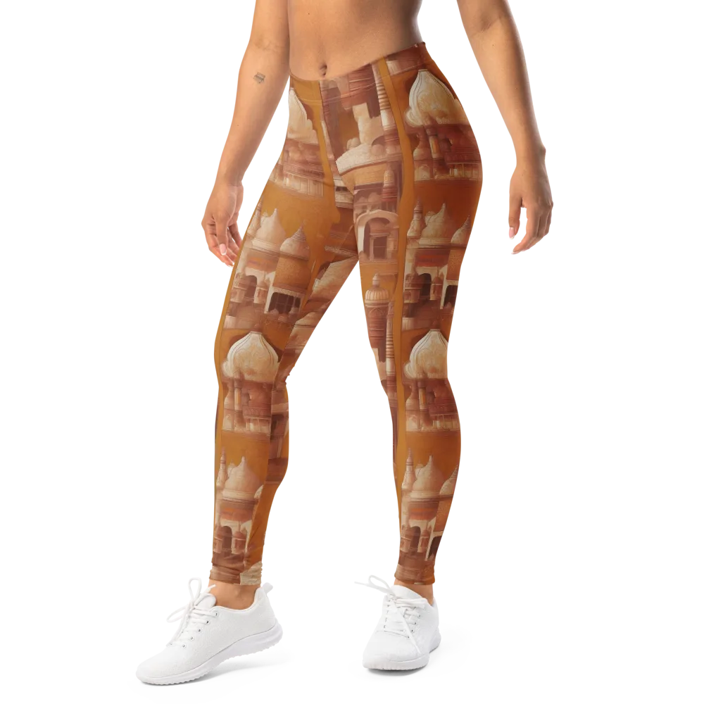 Amber Minaret on Leggings — Left Front