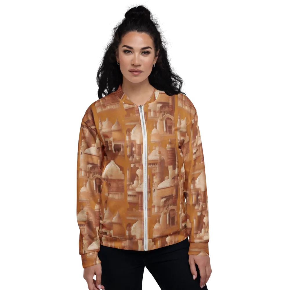 Amber Minaret on Bomber Jacket — Front