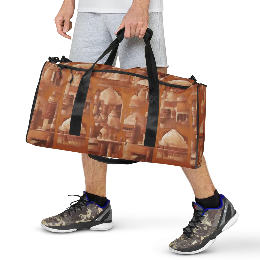 Amber Minaret on Duffle Bag — Front