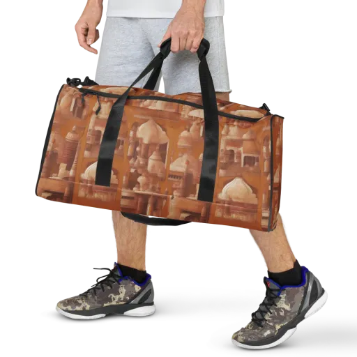 Amber Minaret on a Duffle Bag