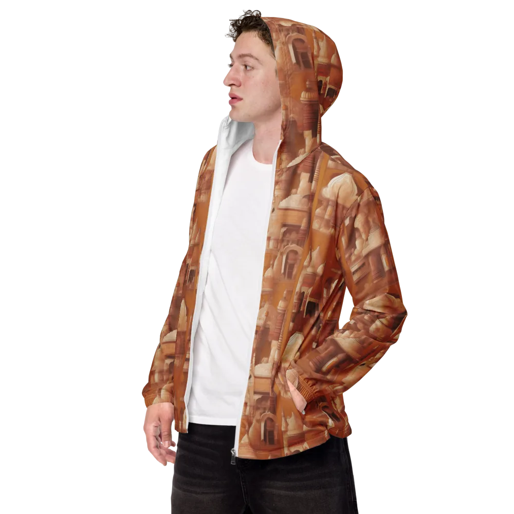 Amber Minaret on Men's Windbreaker — Left Front