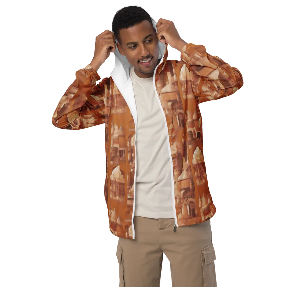 Amber Minaret on Men's Windbreaker — Front