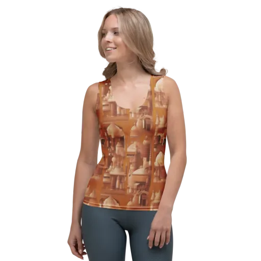 Amber Minaret on a Women's Tank Top