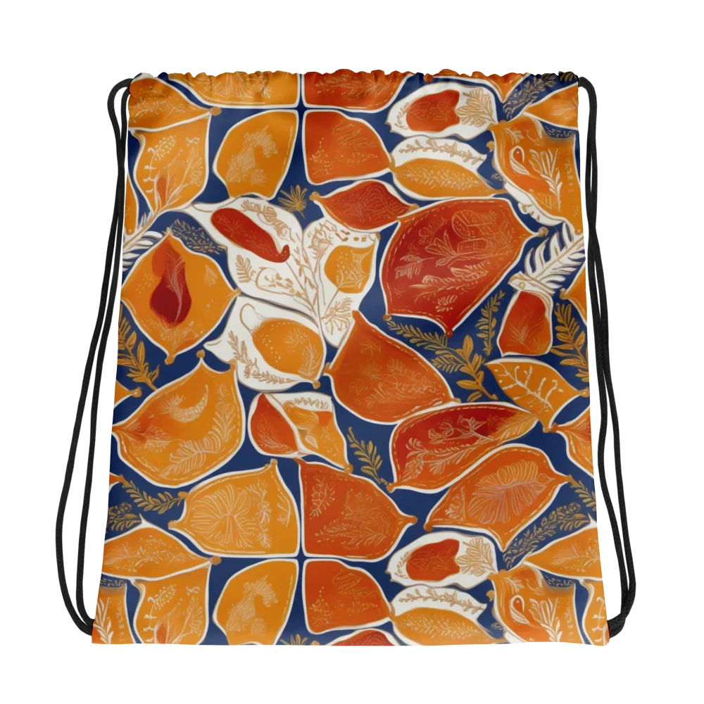 Citrus Tapestry on Drawstring Bag — Photo
