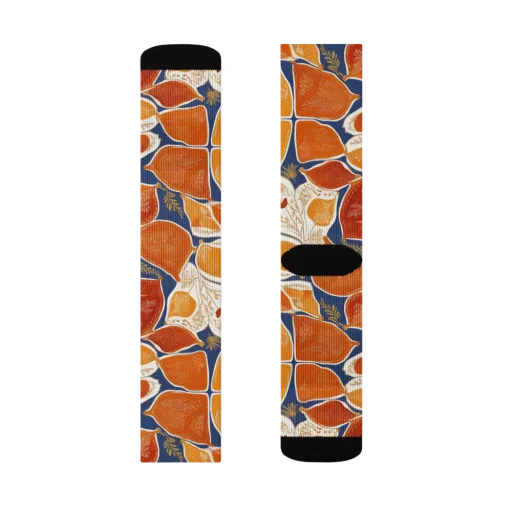 Citrus Tapestry on a Socks