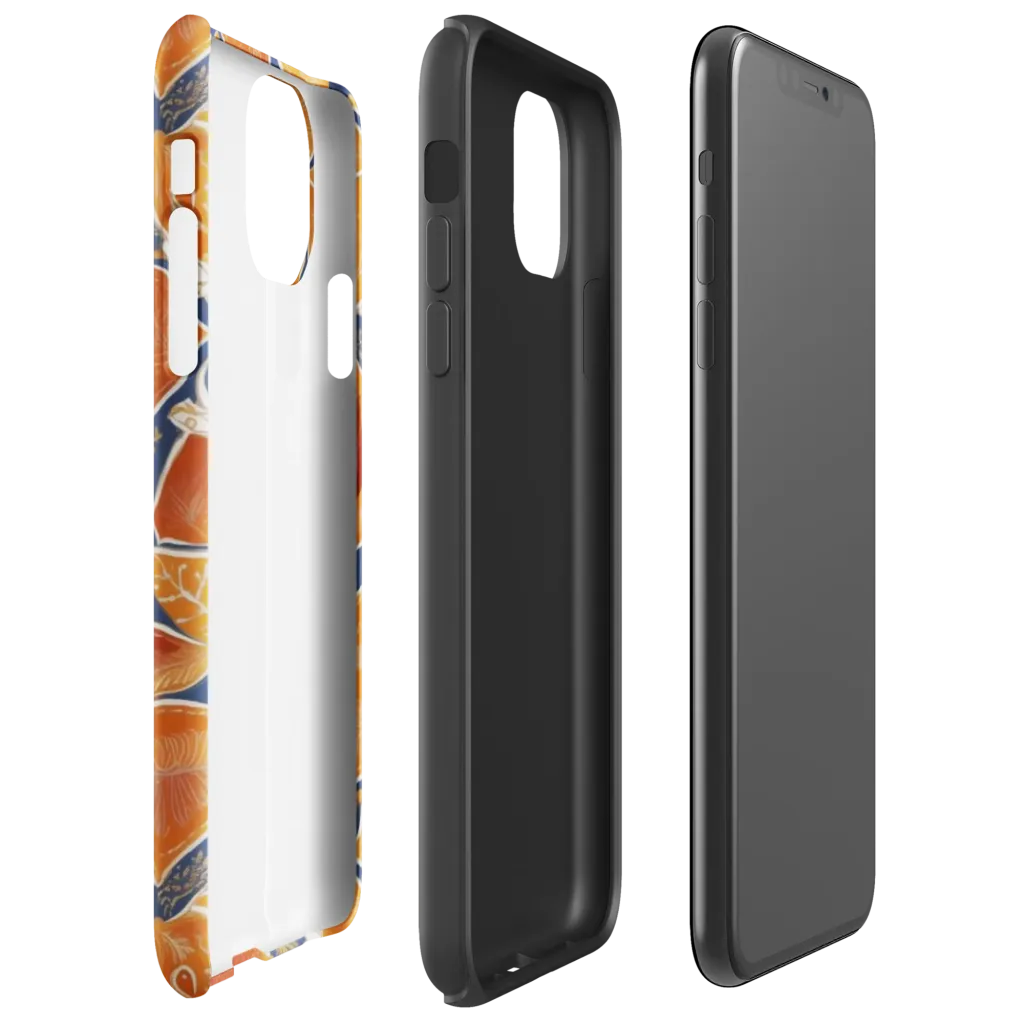 Citrus Tapestry on Tough Case for iPhone® — Right
