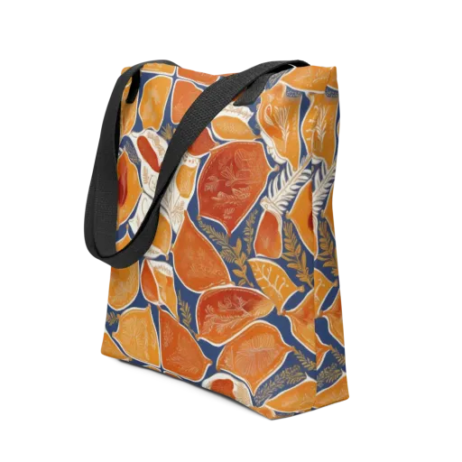 Citrus Tapestry on a Tote Bag
