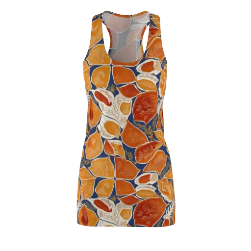 Citrus Tapestry on a Racerback Dress