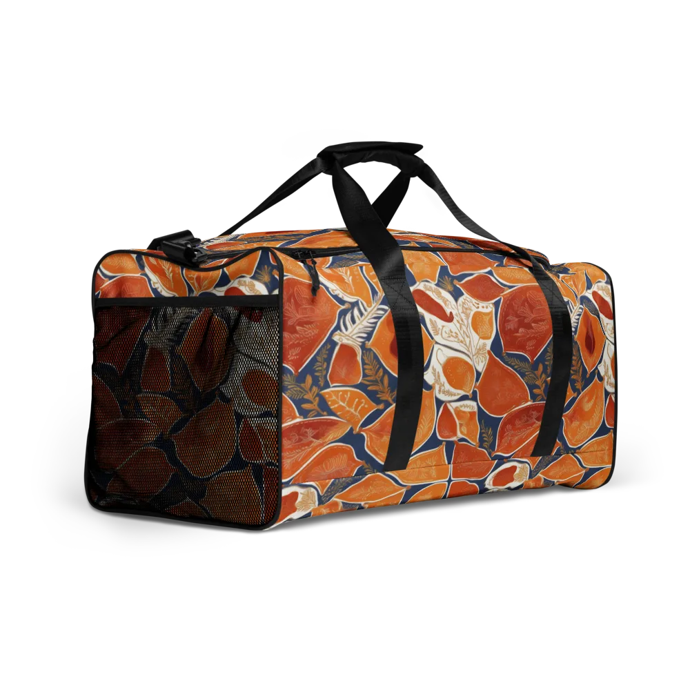 Citrus Tapestry on Duffle Bag — Right Front