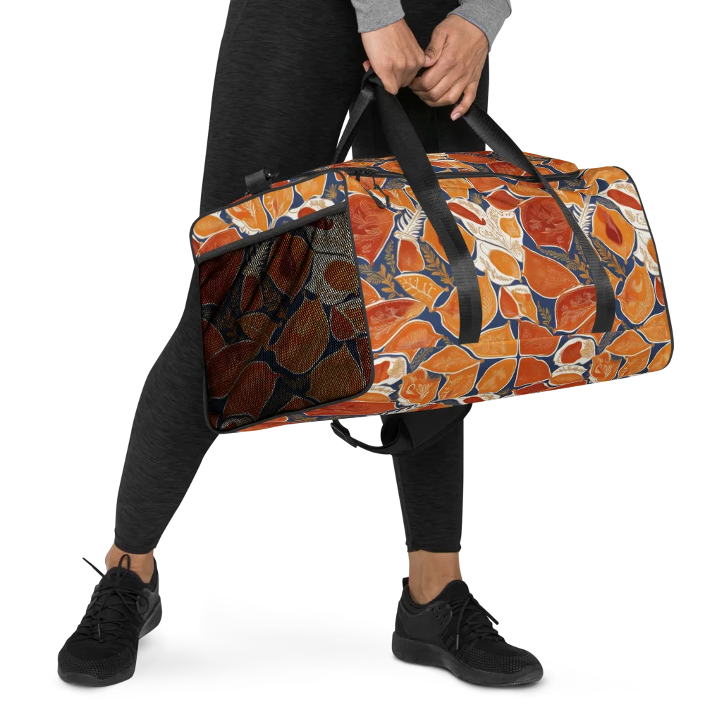 Citrus Tapestry on Duffle Bag — Right Front