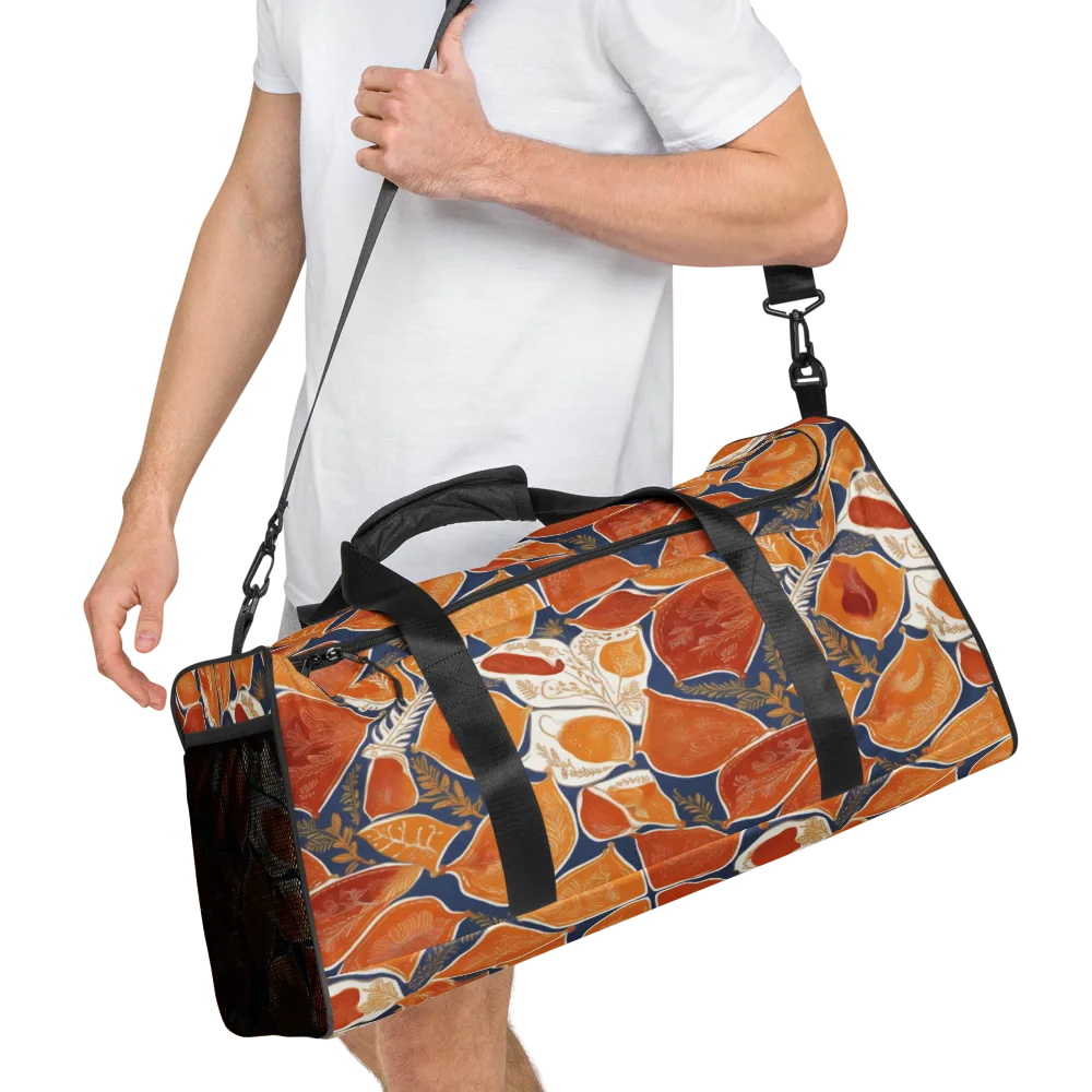 Citrus Tapestry on Duffle Bag — Right Front