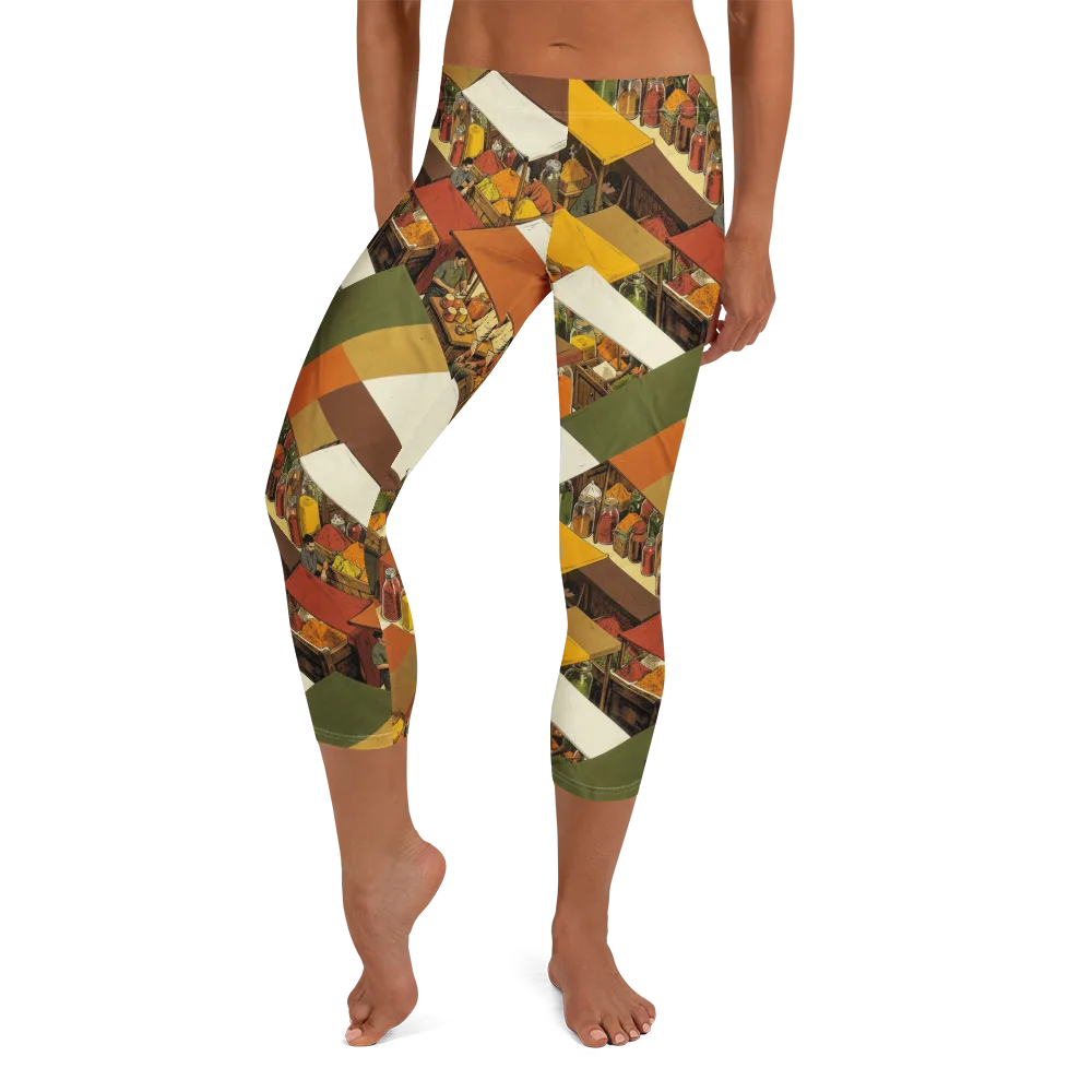 Spice Market on Capri Leggings — Front