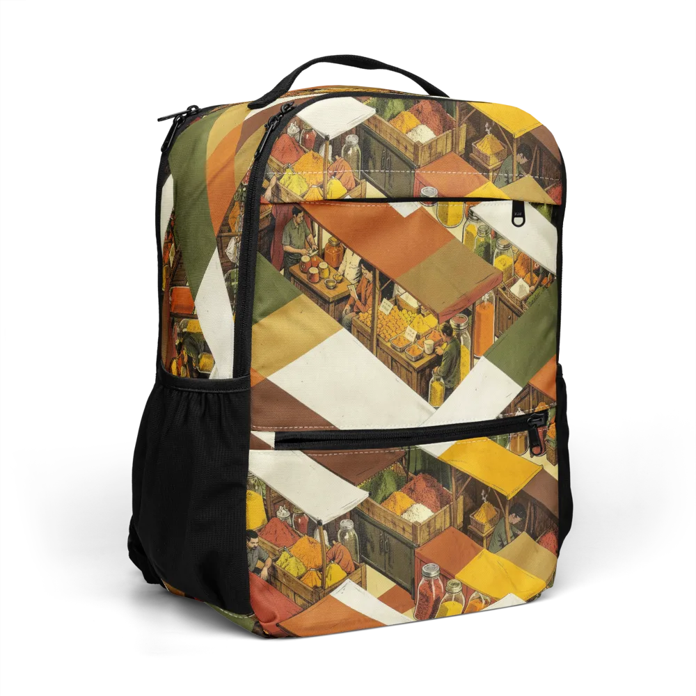 Spice Market on Utility Backpack — Right Front