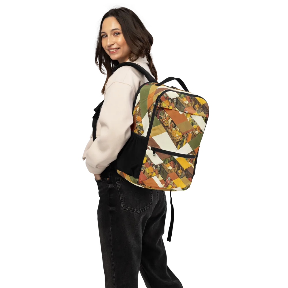 Spice Market on Utility Backpack — Back