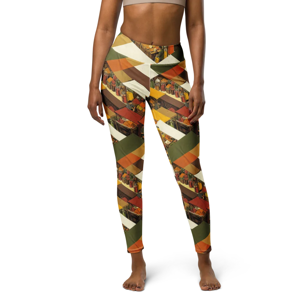 Spice Market on Yoga Leggings — Front