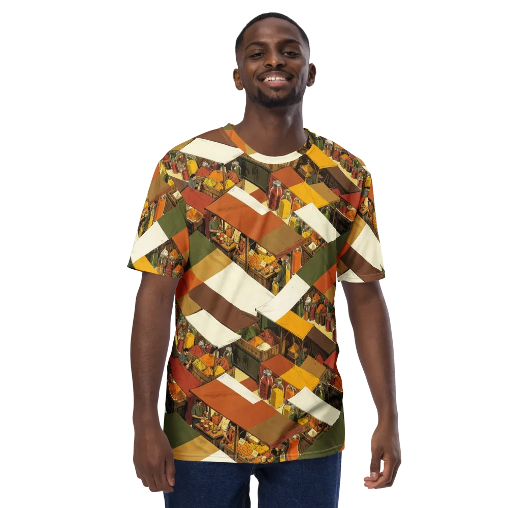 Spice Market on Men's Crew Neck T-Shirt — Front
