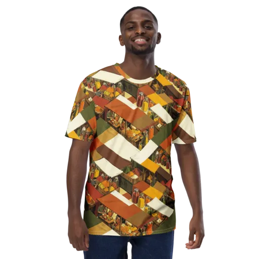 Spice Market on a Men's Crew Neck T-Shirt