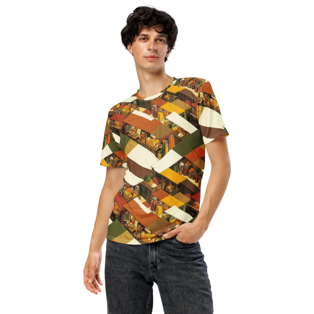 Spice Market on Men's Crew Neck T-Shirt — Front