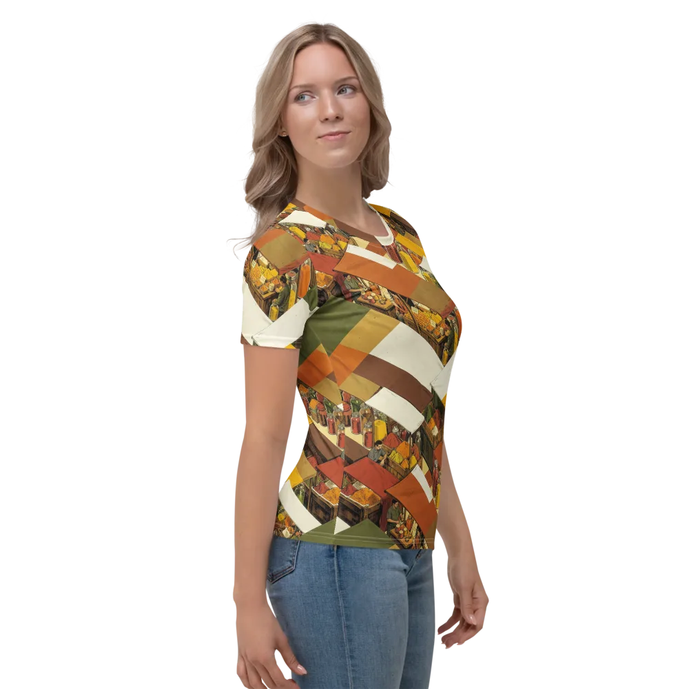 Spice Market on Women's Crew Neck T-Shirt — Right