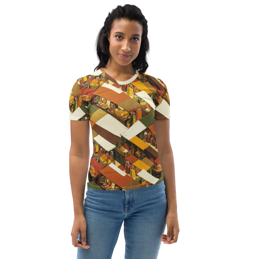 Spice Market on Women's Crew Neck T-Shirt — Front