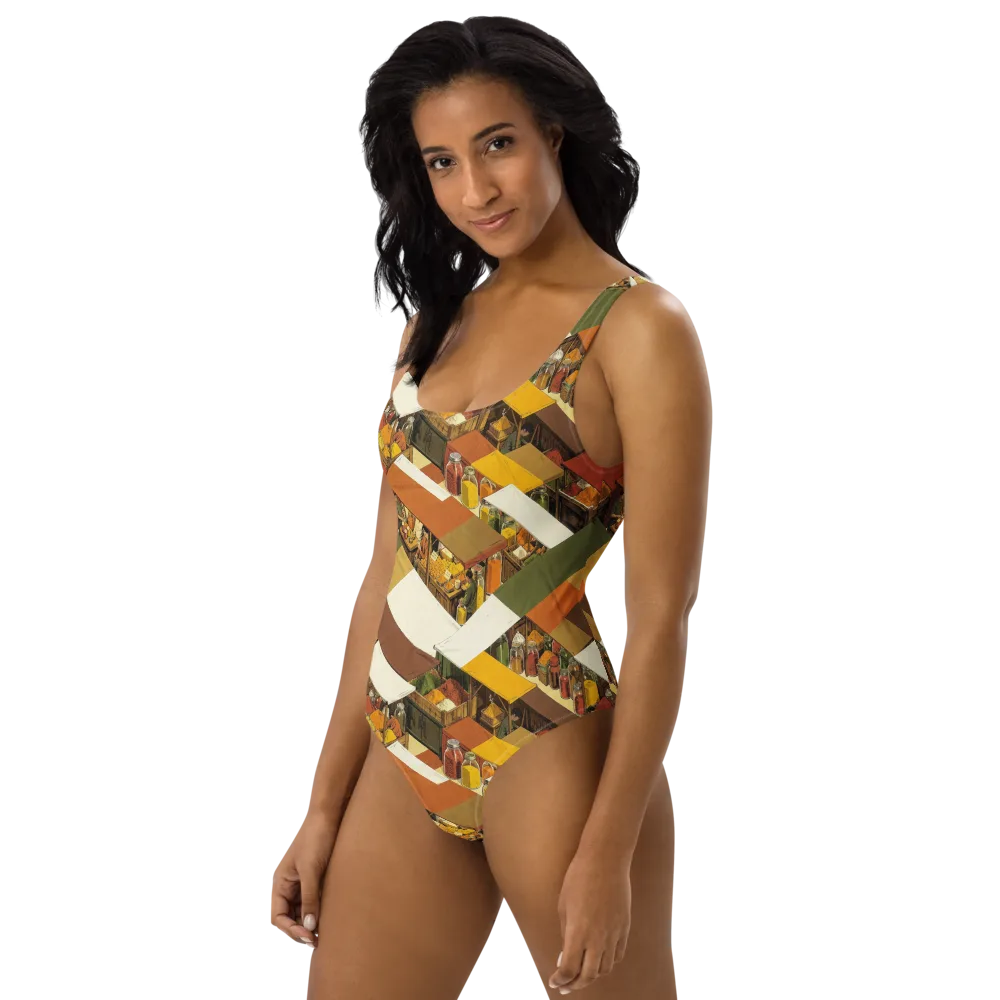 Spice Market on One-Piece Swimsuit — Left